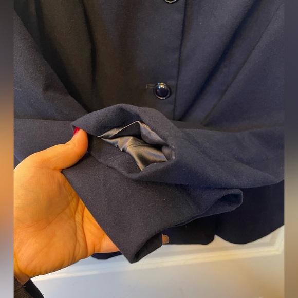 Collectif Vintage London Navy Blue Blazer Jacket - Picture 3 of 11